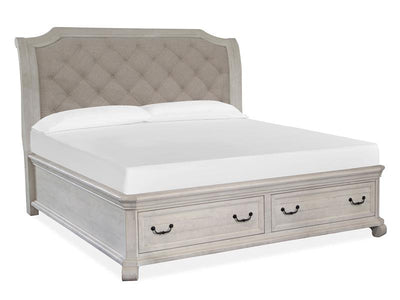 Bronwyn - Complete King Sleigh Storage Bed