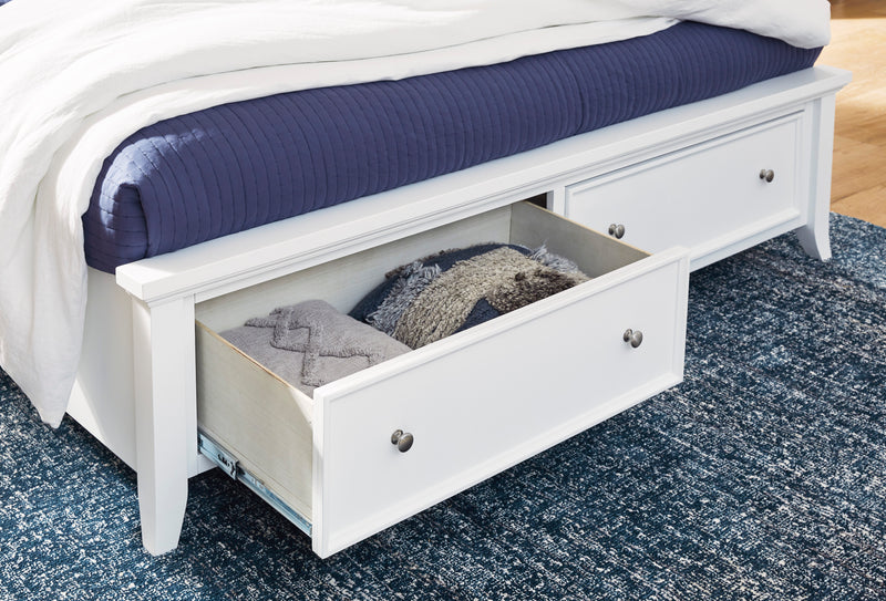 Trulani Queen Sleigh Storage Bed