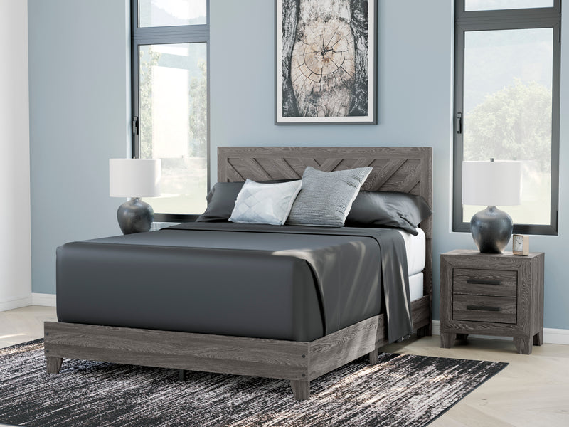 Sylveri Queen Chevron Panel Bed