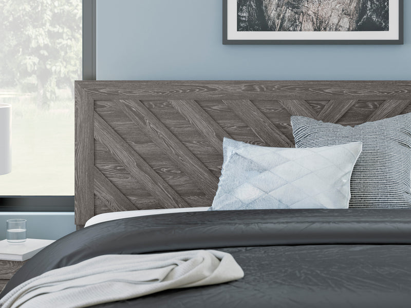 Sylveri King Chevron Panel Bed