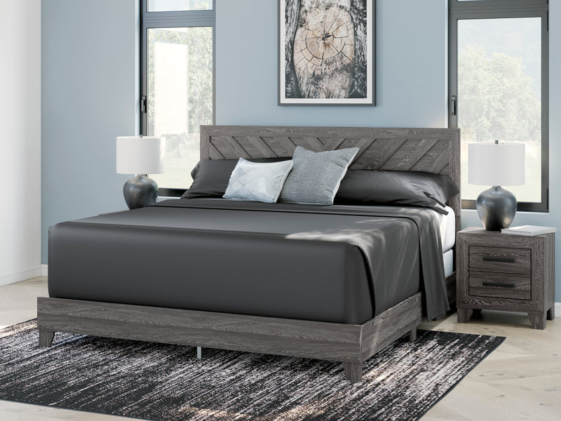 Sylveri King Chevron Panel Bed