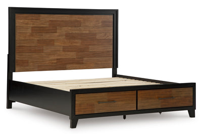 Kraeburn King Panel Storage Bed