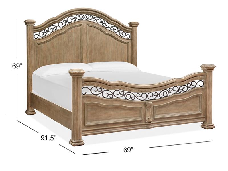 Marisol - Complete Queen Panel Bed