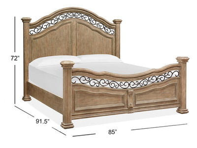 Marisol - Complete King Panel Bed