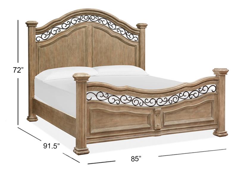 Marisol - Complete King Panel Bed