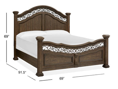 Durango - Complete Queen Panel Bed