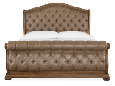 Durango - Complete King Sleigh Upholstered Bed