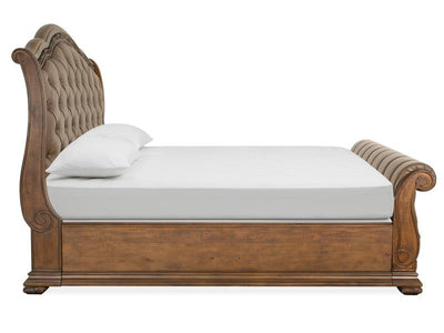 Durango - Complete King Sleigh Upholstered Bed