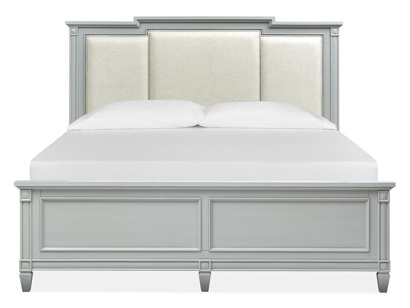 Glenbrook - Complete King Panel Bed w/Upholstered Headboard