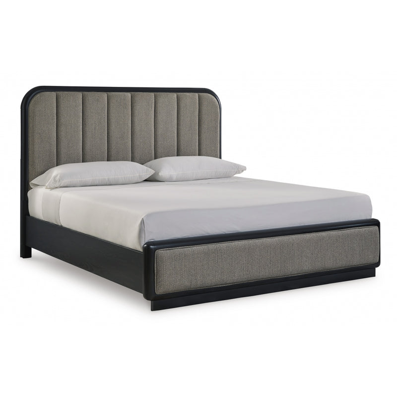 Rowanbeck King Upholstered Panel Bed