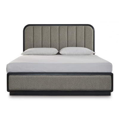 Rowanbeck King Upholstered Panel Bed