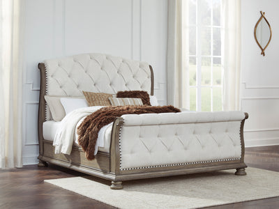 Ardenfield  King Upholstered Sleigh Bed