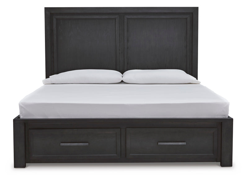 Foyland Queen Panel Storage Bed