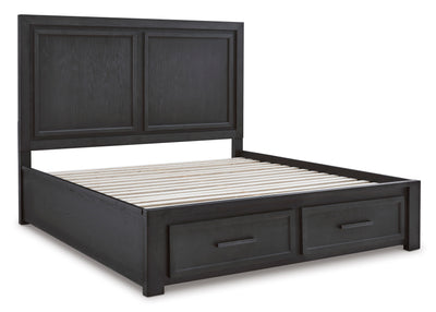 Foyland Queen Panel Storage Bed