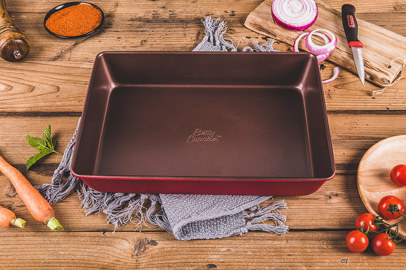 Betty Crocker Roasting Pan (34.5x24x6CM-Thickness 0.9MM)