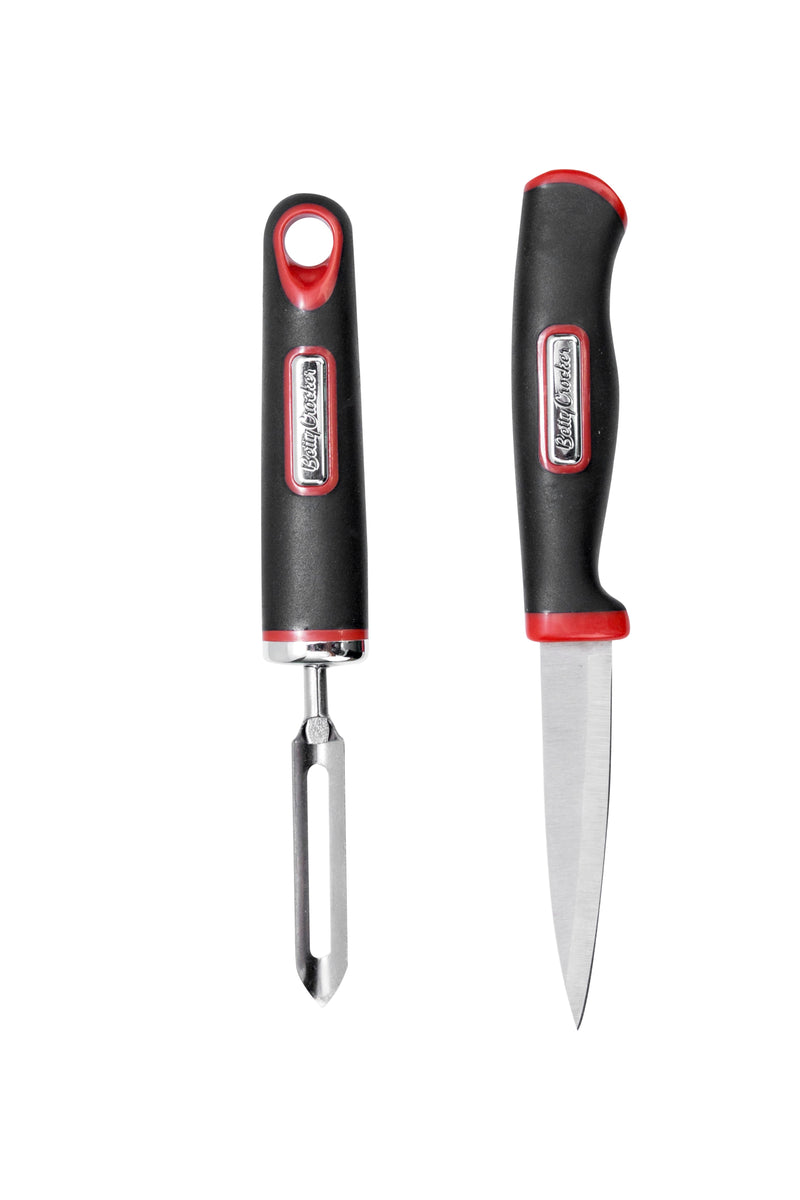 Betty Crocker Staineless Steel SET 2Pcs (Knife 19CM & Peeler)