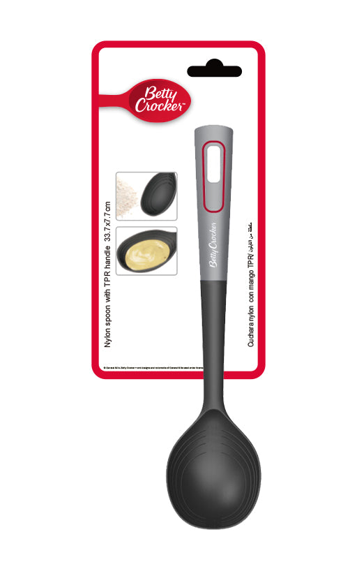 Betty Crocker Nylon Spoon Black & Grey