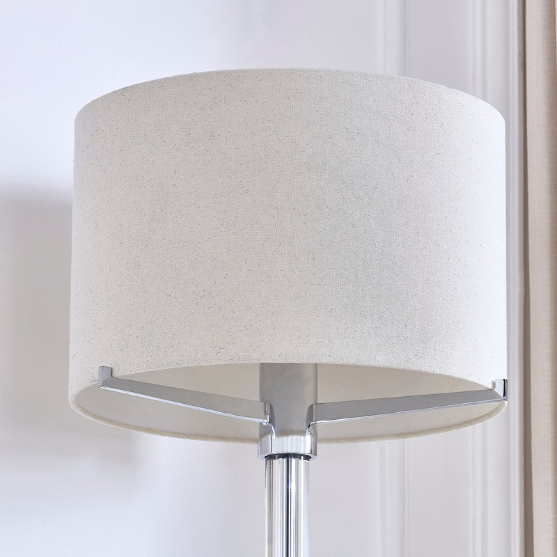 Silver Retro Table Lamp