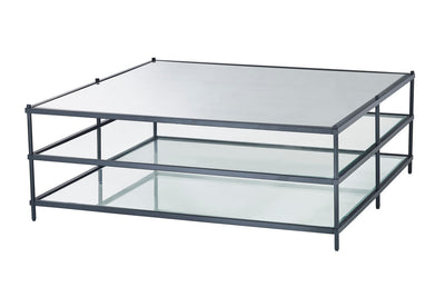 Matt Black Squared Coffee Table