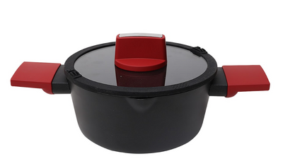 Betty Crocker Forged Aluminum Casserole & Lid (28CM-Thickness 2.8MM)