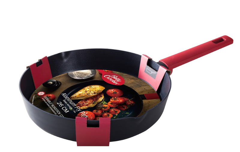 Betty Crocker Forged Aluminum Fry Pan (26CM-Thickness 2.6MM)