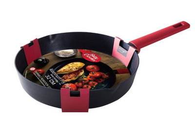 Betty Crocker Forged Aluminum Fry Pan (32CM-Thickness 3.2MM)