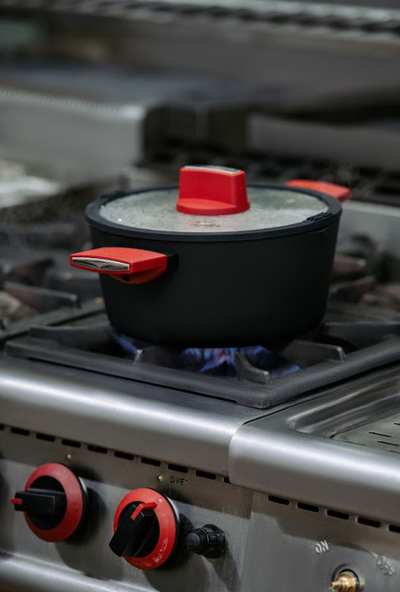 Betty Crocker Forged Aluminum Casserole & Lid (20CM-Thickness 2.8MM)