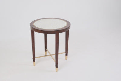 Diwan SILVER ROUND SIDE TABLE