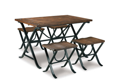 Freimore Dining Table and Stools (Set of 5)