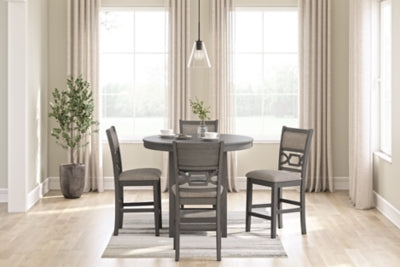 Wrenning Counter Height Dining Table and 4 Barstools (Set of 5)