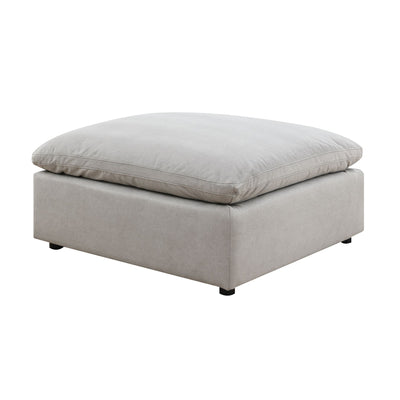 Cloud 9 Light Grey Ottoman