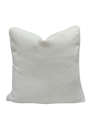 Textured White Cushion