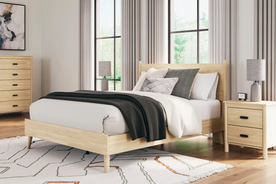 Cabinella Queen Platform Panel Bed