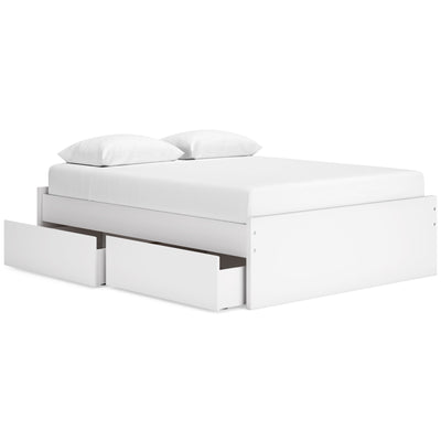 Onita Queen Panel Platform Bed with 2 Side Storage