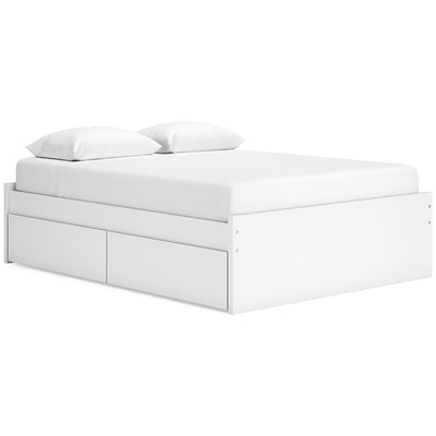 Onita Full Platform Bed with 1 Side Storage