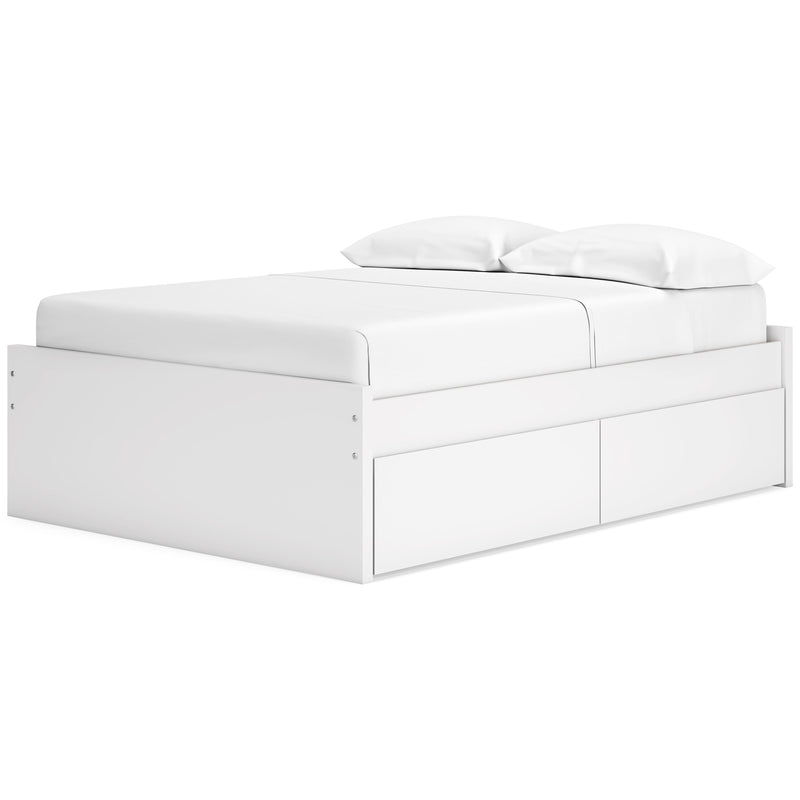 Onita Queen Panel Platform Bed with 1 Side Storage