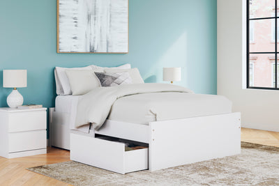 Battelle Full Panel Platform Bed