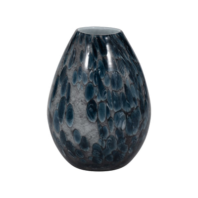 8 AMALDA SMALL BLUE GLASS VASE