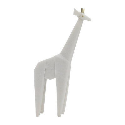 16 ANDORA GIRAFFE STATUARY, WHITE