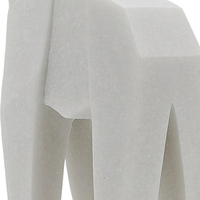 16 ANDORA GIRAFFE STATUARY, WHITE