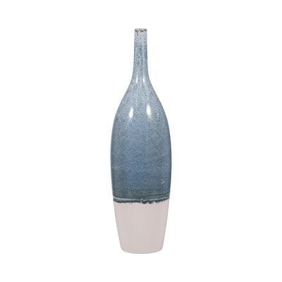 30 KASHION LARGE BLUE CERAMIC VASE