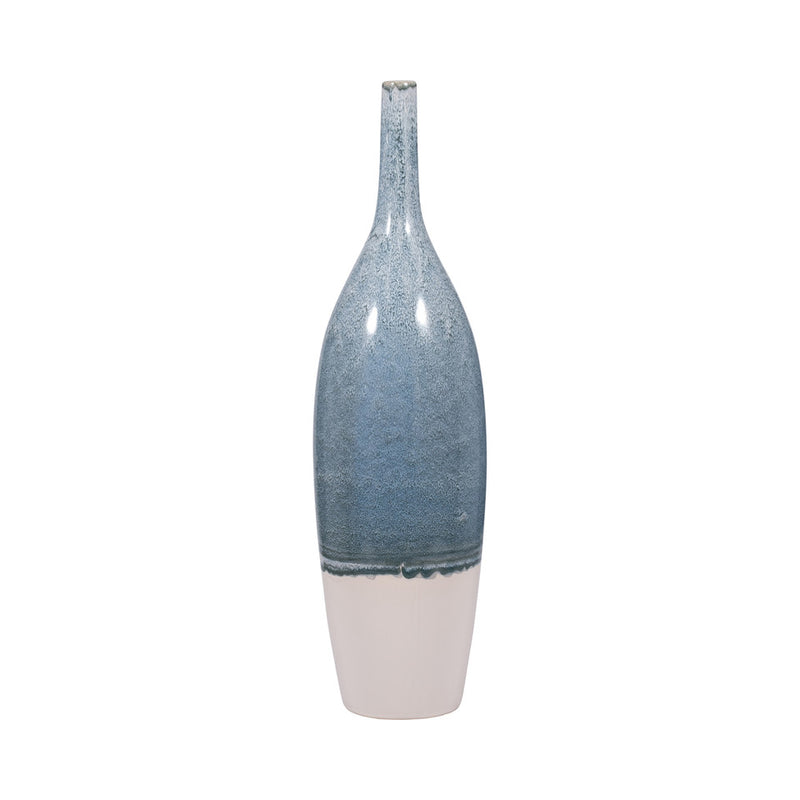 30 KASHION LARGE BLUE CERAMIC VASE