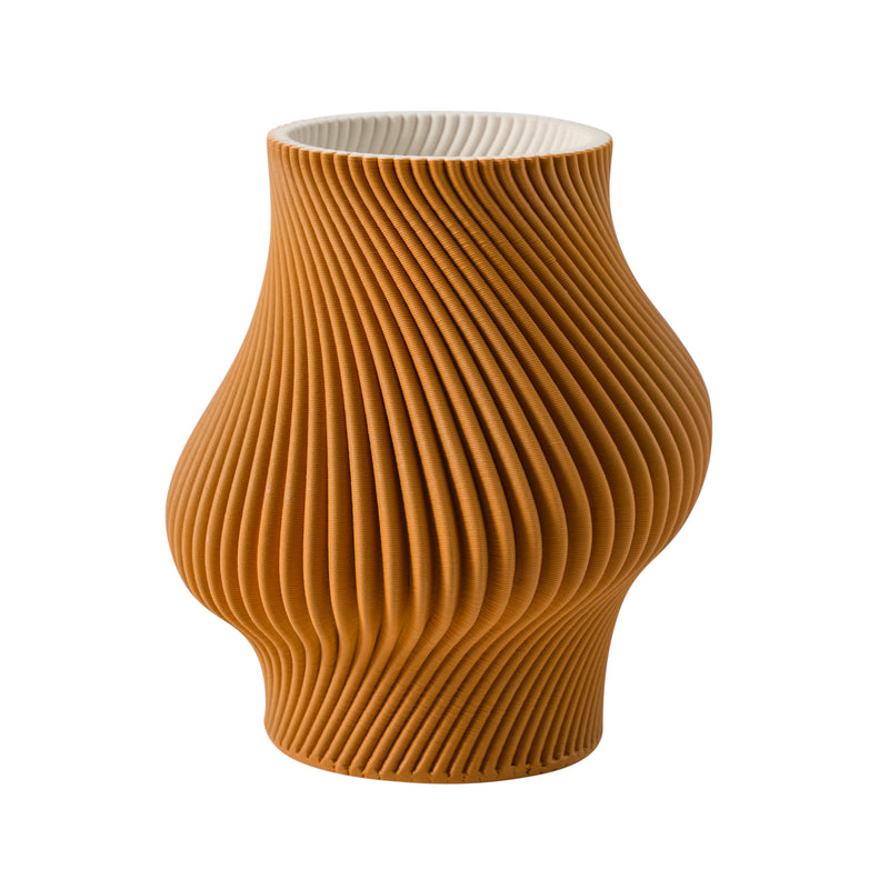 11 SEYMOUR 3D PRINTED VASE, APPLE CINNAMON