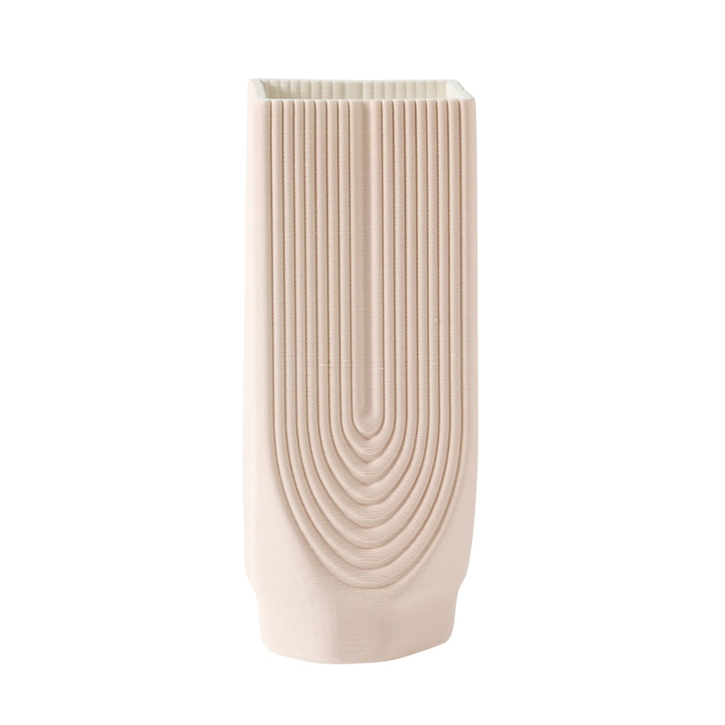 13 CORSICA 3D PRINTED VASE, ROSE SMOKE