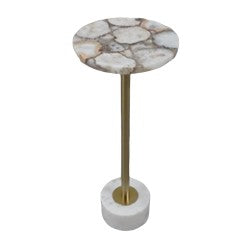 AGA TE MARBLE AND MS GOLD EPL  DRINK TABLE