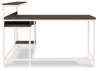 Dorrinson Home Office L-Desk with Storage(H287-24)