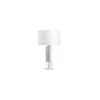 27 CERAMIC TABLE LAMP, WHITE