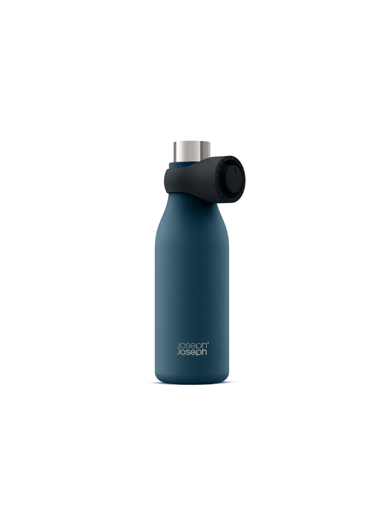 Joseph Joseph Loop™ 500ml Stainless-steel Vacuum Insulated Water Bottle Blue