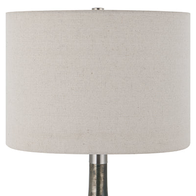 Contour Metallic Glass Table Lamp