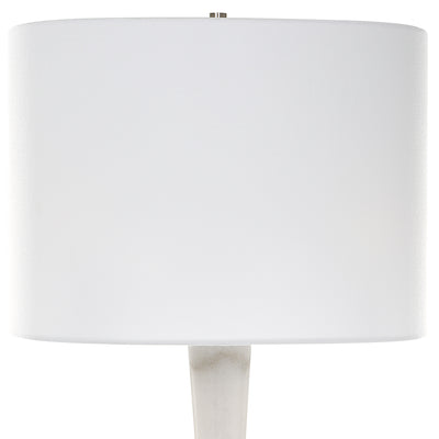 Hourglass White Table Lamp